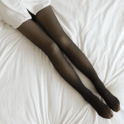 Avyn's Translucent Fleeced-Lined Leggings